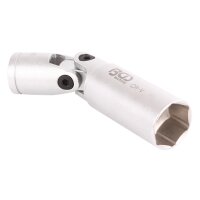 BGS Gelenkeinsatz für Zündkerzen und Glühkerzen, 10 mm 3/8" Antrieb, 14 mm