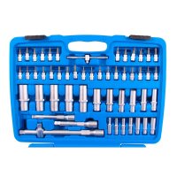 BGS Steckschlüssel-Satz "Gear Lock" | Antrieb 6,3 mm (1/4") / 10 mm (3/8") / 12,5 mm (1/2") | 192-tlg.