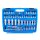BGS Steckschlüssel-Satz "Gear Lock" | Antrieb 6,3 mm (1/4") / 10 mm (3/8") / 12,5 mm (1/2") | 192-tlg.