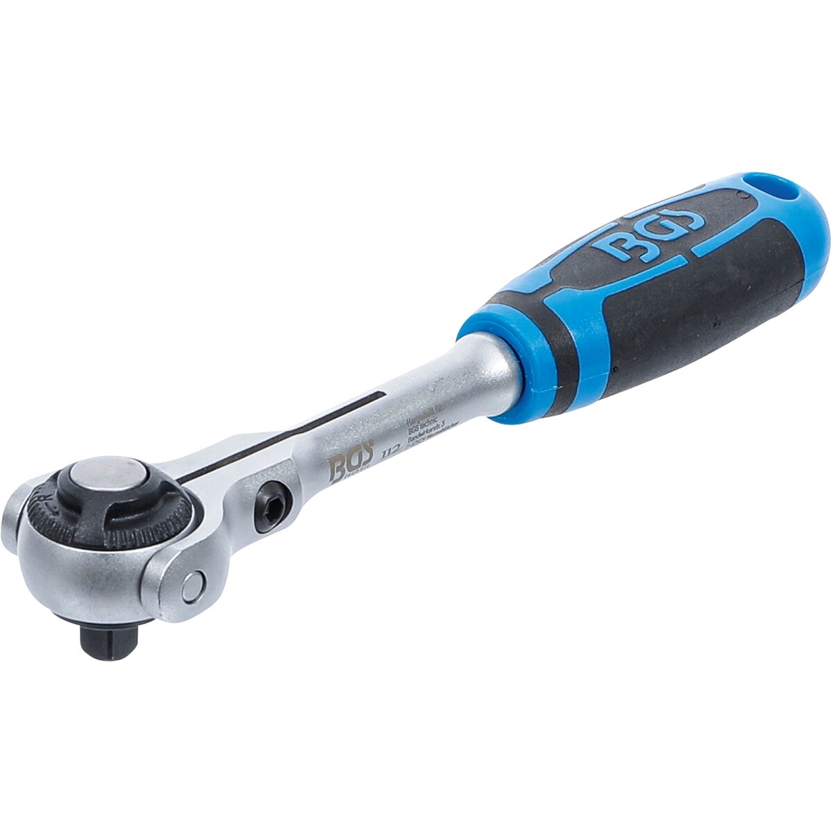 SK Kurzer Ratschengriff – 3/8" Antrieb, 90 Zähne, Birnenkopf Für Enge Räume