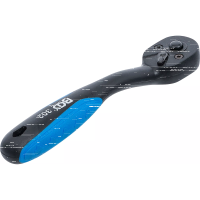 BGS Umschaltknarre, kunststoff-ummantelt | Abtrieb Außenvierkant 6,3 mm (1/4")