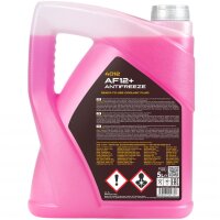 MANNOL Antifreeze Kühlerfrostschutz AF12+ -40°C, Rot-Lila, 5L