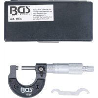 BGS Bügelmessschraube | Genauigkeit 0,01 mm | 0 - 25 mm