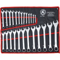 BGS DIY Kraftmann Maulringschlüssel- Satz, 6-32 mm,...