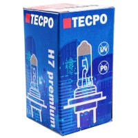 TECPO H7 Glühbirne 12V 55W, PX26d, Super White, Xenon Optik