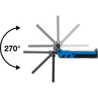 BGS COB LED Akku Knicklampe, 5W Handlampe, magnetisch