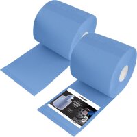 TECPO 2x Putzrolle blau 2-lagig 21x34 cm...