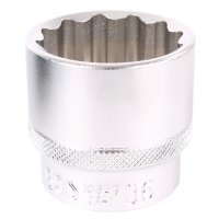 BGS Außen Vielzahn Steckschlüssel Satz SW 8-36 mm, 21-teilig, 1/2 Zoll Antrieb