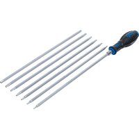 BGS Schraubendreher-Satz mit Wechselklingen | T-Profil (für Torx) / TS-Profil (für Torx Plus) | 8-tlg.