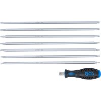 BGS Schraubendreher-Satz mit Wechselklingen | T-Profil (für Torx) / TS-Profil (für Torx Plus) | 8-tlg.