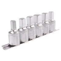 BGS Öldienstschlüssel-Satz | Antrieb Innenvierkant 12,5mm (1/2") | Abtrieb Innenvierkant | 6-tlg.