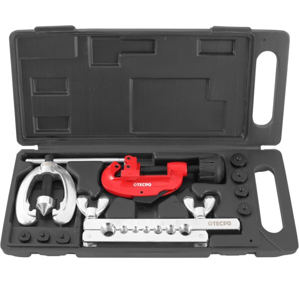 TECPO KFZ Bördelgerät Set Bördelwerkzeug Satz