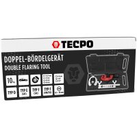 TECPO KFZ Bördelgerät Set Bördelwerkzeug Satz