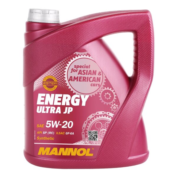 MANNOL Energy Ultra JP 5W-20 API SN, 4 Liter