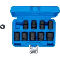BGS Kraft-Steckschlüssel-Einsätze 12.5 mm 1/2", 10-tlg.
