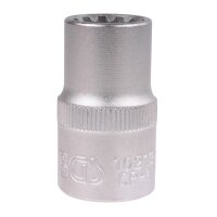 BGS Steckschlüssel Einsatz 13 mm Vielzahn 1/2 Zoll Torx Werkzeug 6-Kant 12-Kant Nuss
