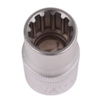 BGS Steckschlüssel Einsatz 13 mm Vielzahn 1/2 Zoll Torx Werkzeug 6-Kant 12-Kant Nuss