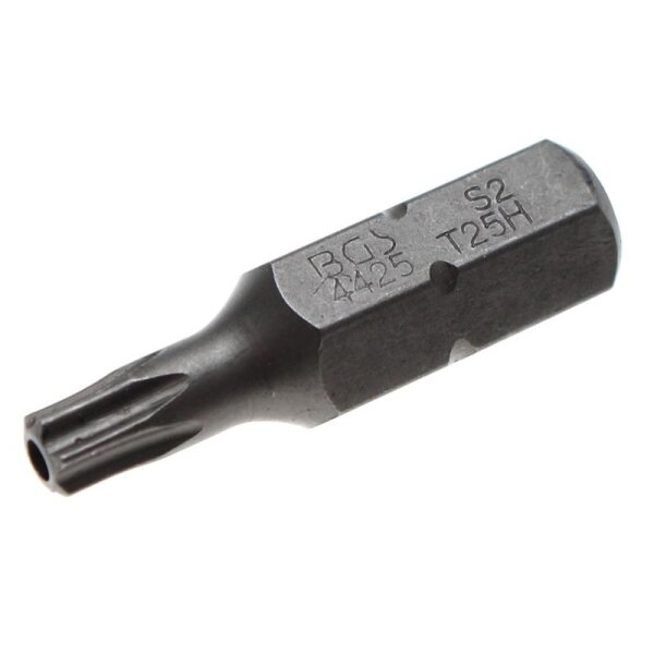 BGS T25 Bit mit Bohrung, 30 mm lang, 8 (5/16) Antrieb