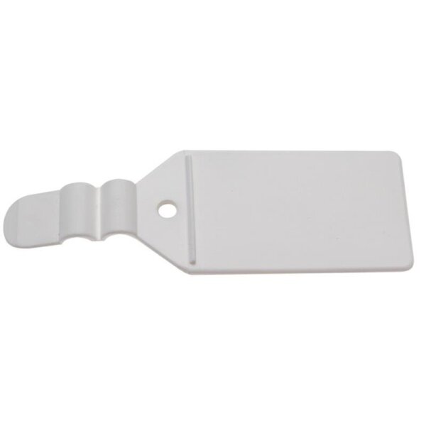 BGS Kunststoff Nachrüstfahne 40 x 27 mm mit Anlegesteg