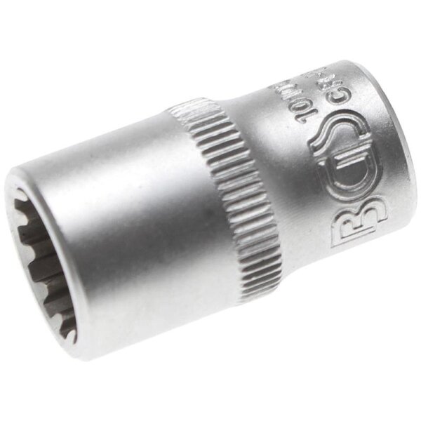 BGS Steckschlüssel-Einsatz "Gear Lock", 6,3 (1/4), 9 mm