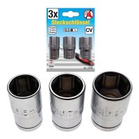 BGS DIY Steckschlüssel-Set, 12,5 (1/2), 15-17-19 mm