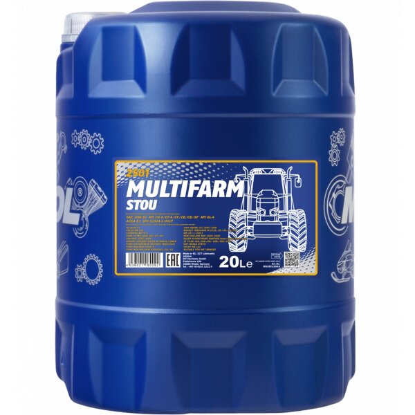 MANNOL Multifarm STOU 10W-30, 20L
