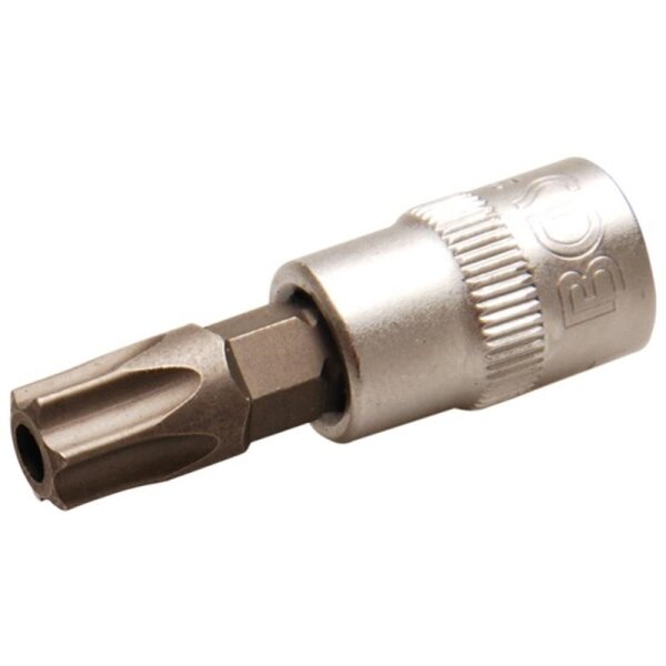 BGS Bit-Einsatz, 6,3 (1/4), T-Profil mit Bohrung, T45