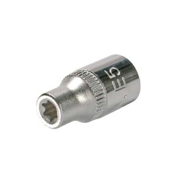 BGS Steckschlüssel-Einsatz für E-Profil, E5, 6,3 (1/4)