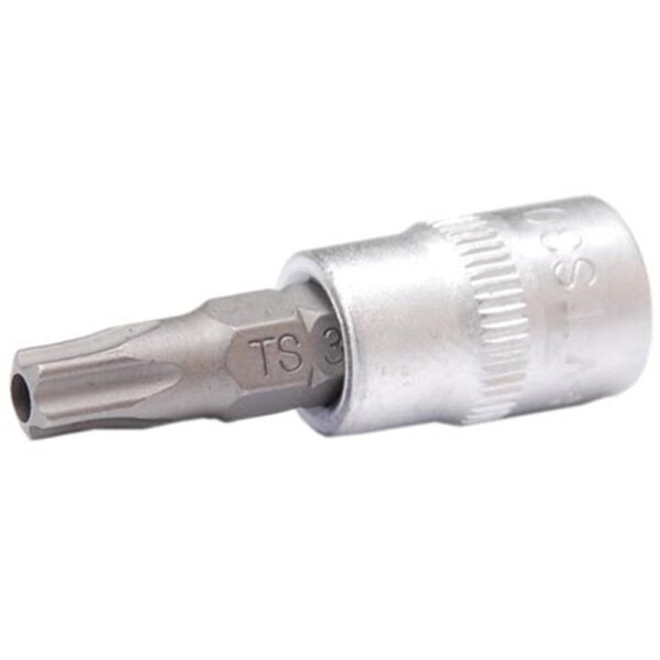 BGS Bit-Einsatz 6,3 (1/4), TS-Profil mit Bohrung, TS27x38 mm