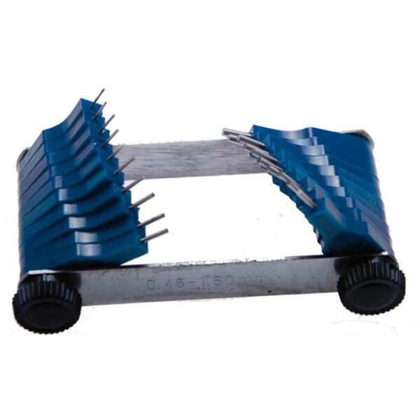 BGS Düsenlehre, 0,45- 1,50 mm, 20-tlg.