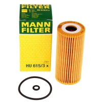 MANN-FILTER  Ölfilter HU 615/3 x Mercedes Benz A B...