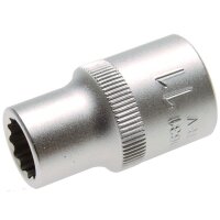 BGS Steckschlüssel-Einsatz 12-kant, 12,5 (1/2), 11 mm
