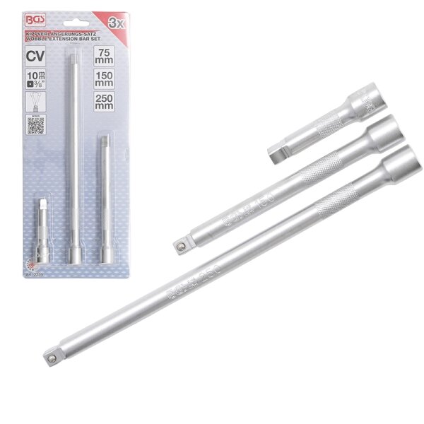 BGS Kippverlängerungssatz 75-150-250 mm, 10 (3/8)