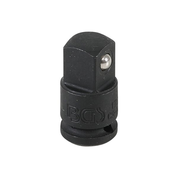 BGS Kraft-Steckschlüssel-Adapter | Innenvierkant 6,3mm (1/4") - Außenvierkant 10mm (3/8")