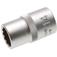 BGS Steckschlüssel-Einsatz 12-kant, 12,5 (1/2), 14 mm
