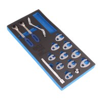 1/3 Werkstattwageneinlage: Hahnenfußschlüssel...