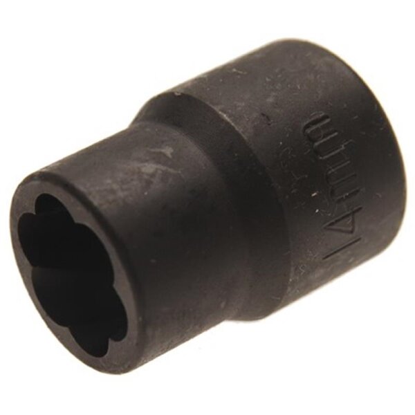 BGS Spezial-Steckschlüsseleinsatz / Schraubenausdreher, 12,5 (1/2), 14 mm