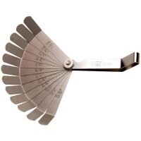 BGS Präzisions-Fühlerlehren, gebogen | 12 Blatt