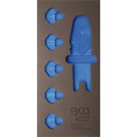 BGS 1/3 Werkstattwageneinlage, leer für: Crimpzangen