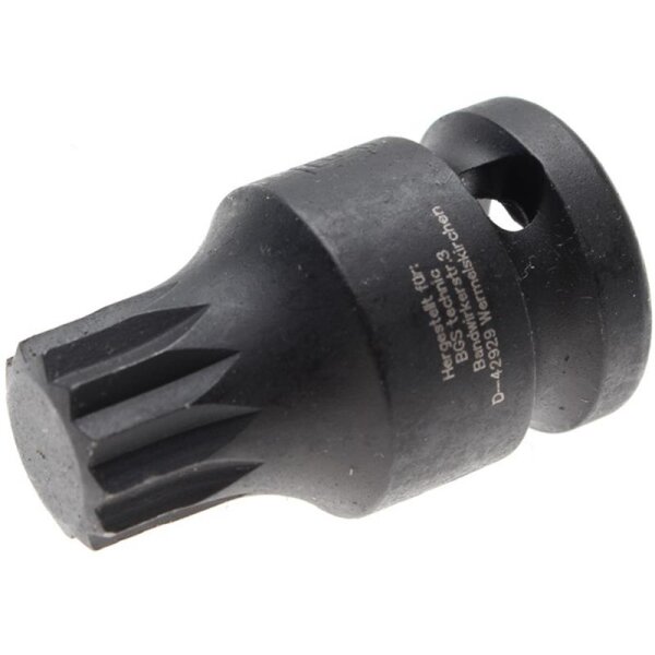 BGS Kraft-Biteinsatz, Innenvielzahn, M16, 12,5 (1/2), 40 mm