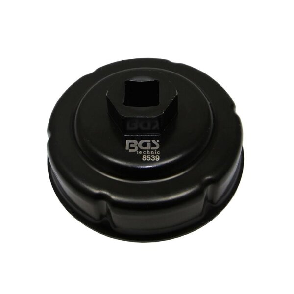 BGS Ölfilterkappe, 76 mm x 6 Rillen