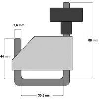 BGS Schlauchklemme, 25 mm Durchmesser