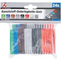 BGS Unterlegkeile, 24-tlg., Kunststoff
