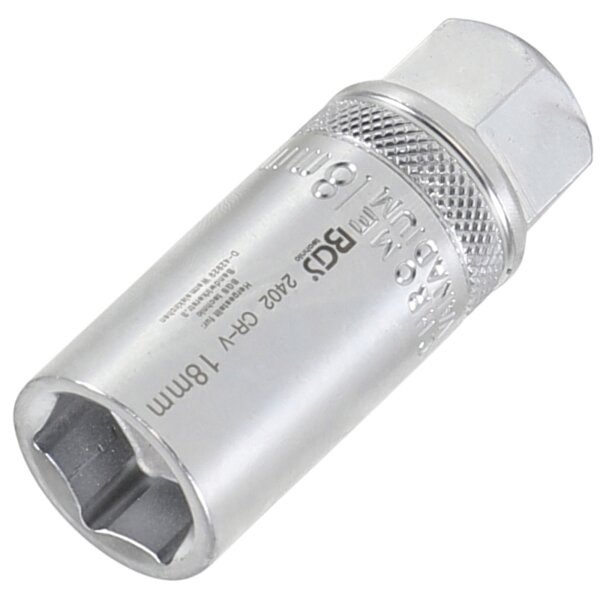 BGS Zündkerzen-Einsatz, 18 mm, mit Haltefeder