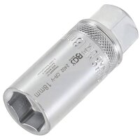 BGS Zündkerzen-Einsatz, 18 mm, mit Haltefeder