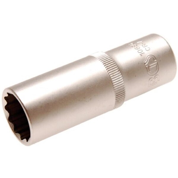 BGS Steckschlüssel-Einsatz, tief, 12-kant, 12,5 (1/2), 19 mm
