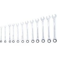 BGS DIY Ratschenring-Maulschlüssel-Satz | SW 8 - 19 mm | 12-tlg.