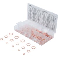 BGS Dichtring-Sortiment | Kupfer | 150-tlg.