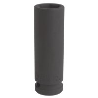 BGS Kraft-Steckschlüssel-Einsatz Sechskant, tief | Antrieb Innenvierkant 12,5 mm (1/2") | SW 17 mm