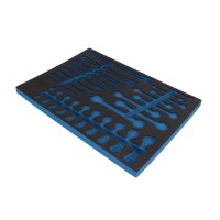 BGS Werkstattwageneinlage für Maul- / Ring- / Ratschen-Schlüssel